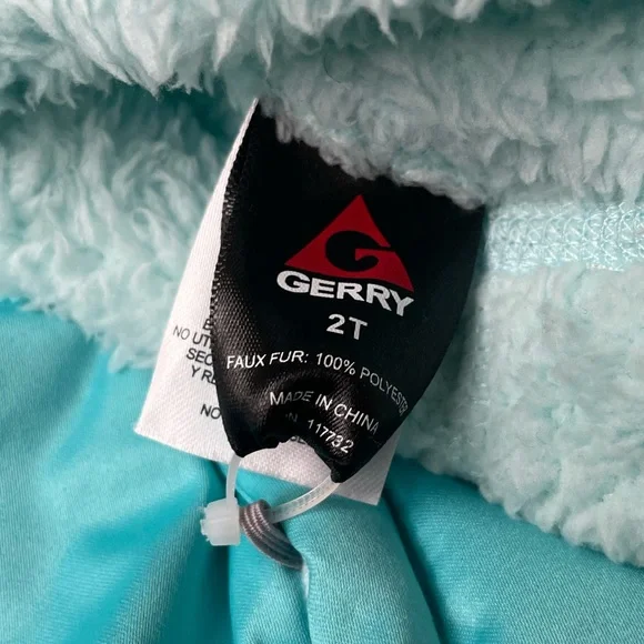 GERRY 3-in-1 Kids Puffer Systems Jacket - Coat/Fleece/Beanie 2T - Picture 8 of 9